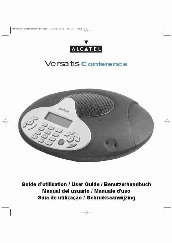 Alcatel Carrier Internetworking Solutions Conference Phone Conference Phone-page_pdf